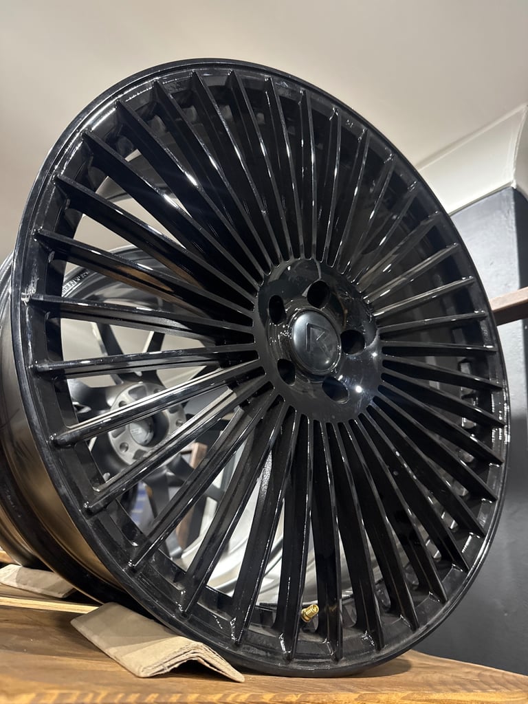 4 22” RIVIERA ALLOY WHEELD ALLOYS RIMS TYRES MERCEDES AUDI VW VOLKSWAGEN BMW 5x112