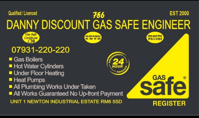 Danny the friendly plumber and gas engineer,landlord gas safe cert £25