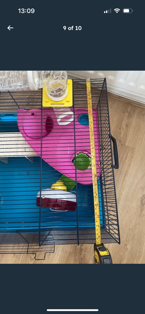 2 hamster cages with carrier 