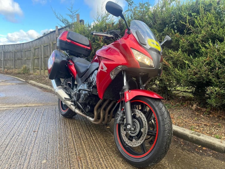 2011 11 HONDA CBF1000FA-B CBF 1000 TOURER LUGGAGE RED CLEAN CBF1000 F ABS