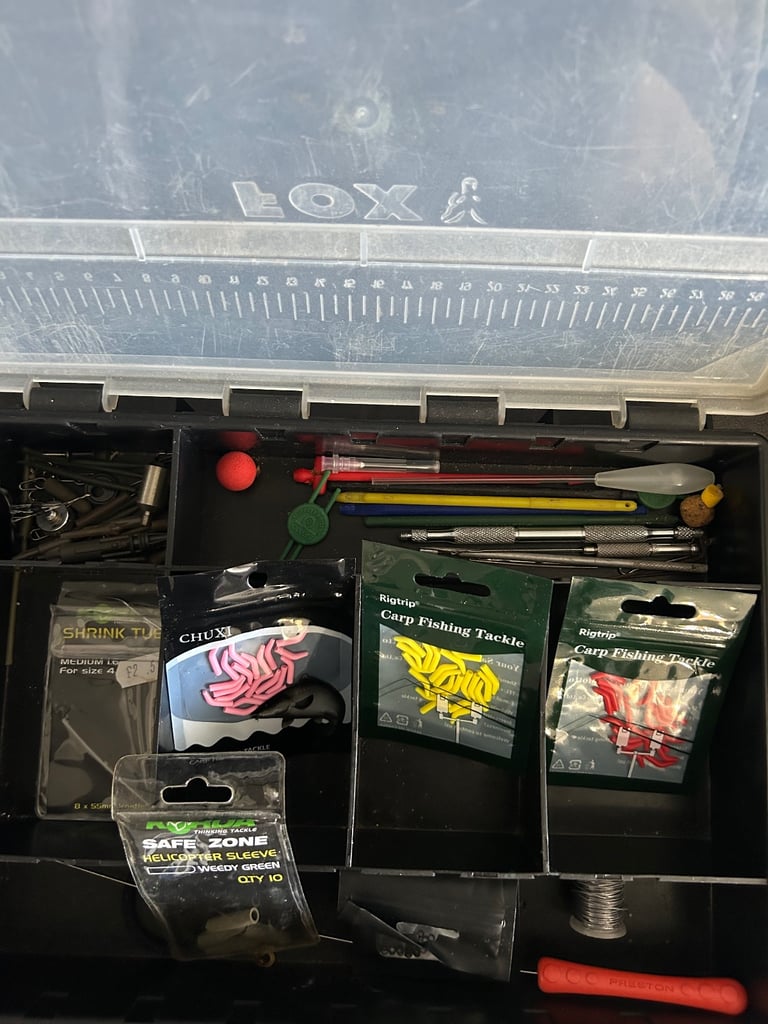 image for Fox fishing box and tackle 