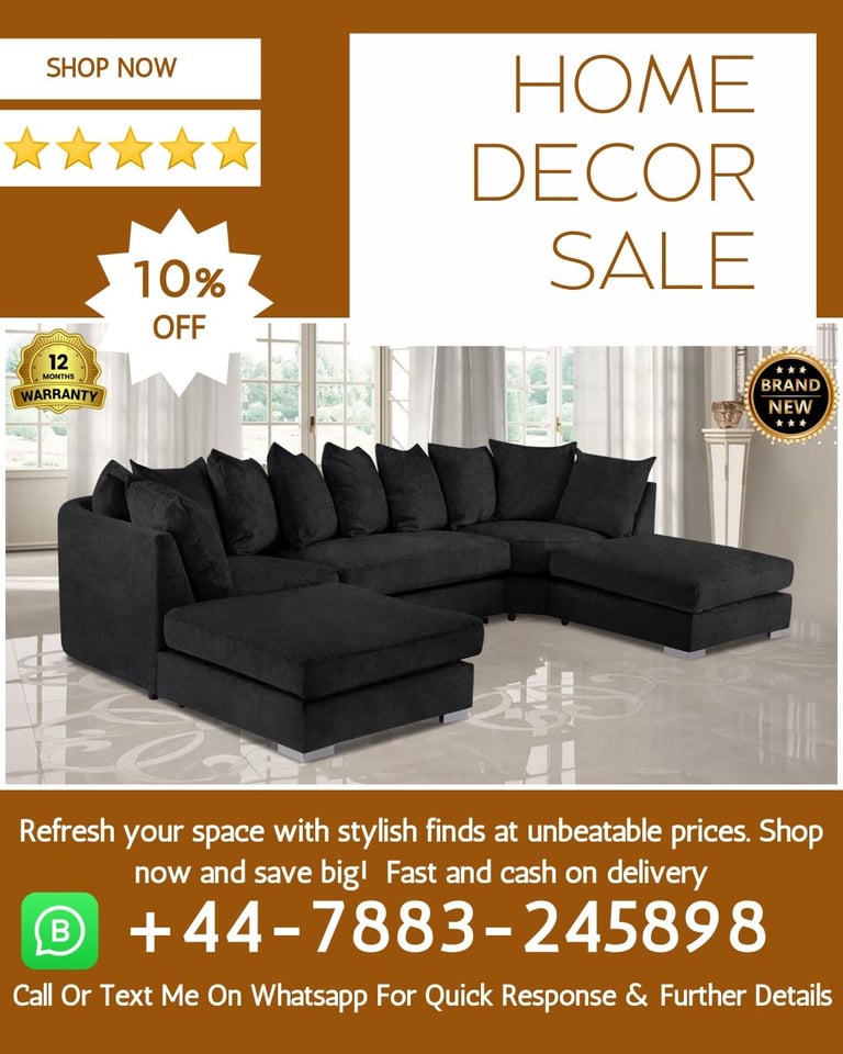 image for Best quality brand new U- Shape Sofas Sale 