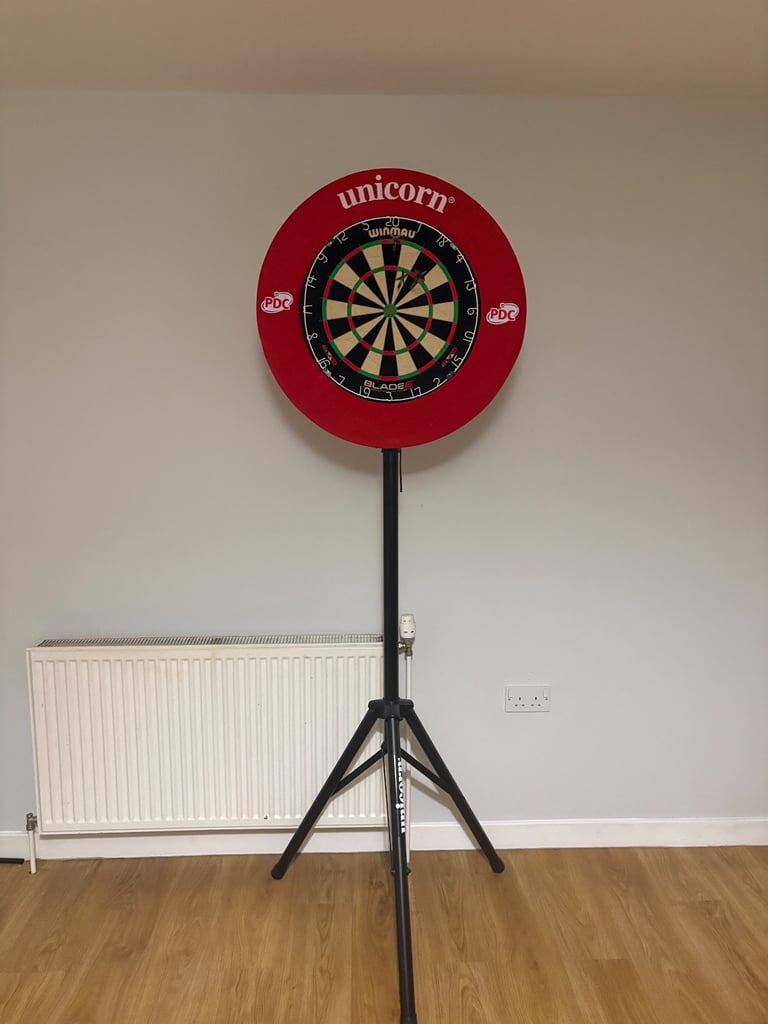 image for Dart Board with Stand and protection