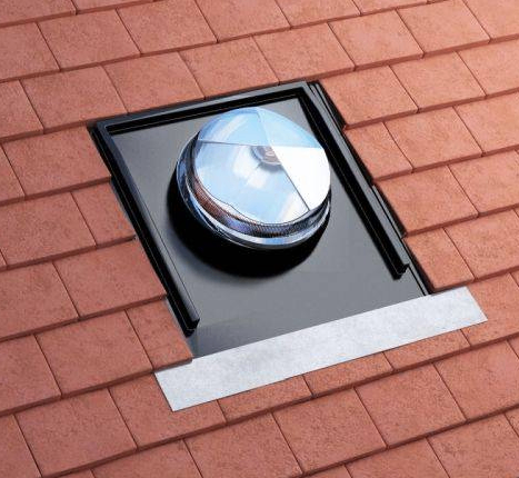 Sun Tunnel Skylight Tube /Slates Pitched Roof - 1.2m - 300mm