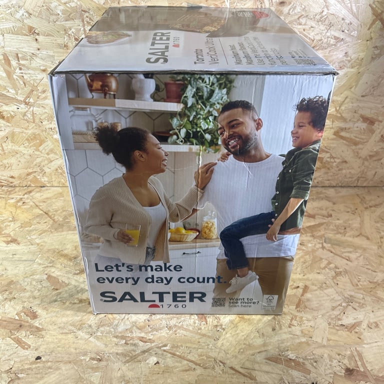 Salter Toronto VertiCook Ultra Air Fryer 9L 2 Drawers 9 Function PFAS-Free Black