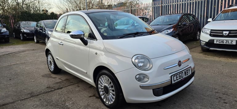 2010 Fiat 500 1.2 Lounge 3dr [Start Stop] HATCHBACK Petrol Manual