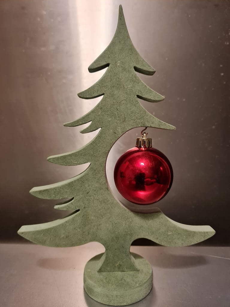 Handmade Christmas Tree Ornamental Decoration With Bauble
