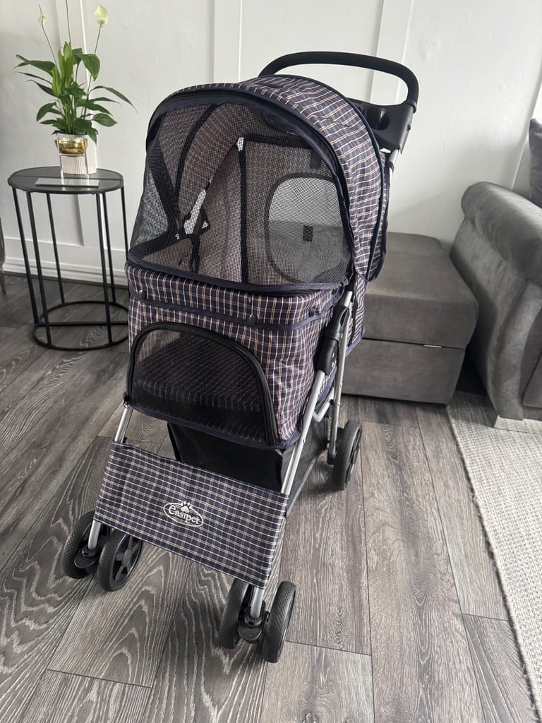 Dog Pram Compact Foldable Puppy Cat Buggy Manchester Stroller