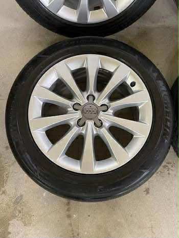 Genuine 17” Audi A6 Alloy Wheels and Tyres 