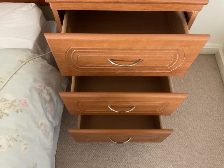 Bedroom furniture x five pieces, To be sold together.
