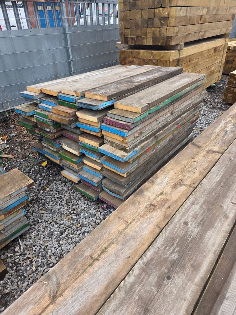 RECLAIMBED TIMBER  SCAFF BOARDS 