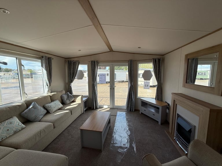 Large 2 Bed Static Caravan - Ensuite Shower - DG + CH - Offsite for Private Land