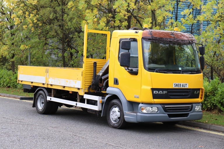 DAF LF45 160 4X2 HIAB XS 055 CRANE DROPSIDE (2009)