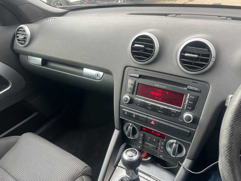 2012 Audi A3 1.6 TDI Sport 2dr CONVERTIBLE Diesel Manual