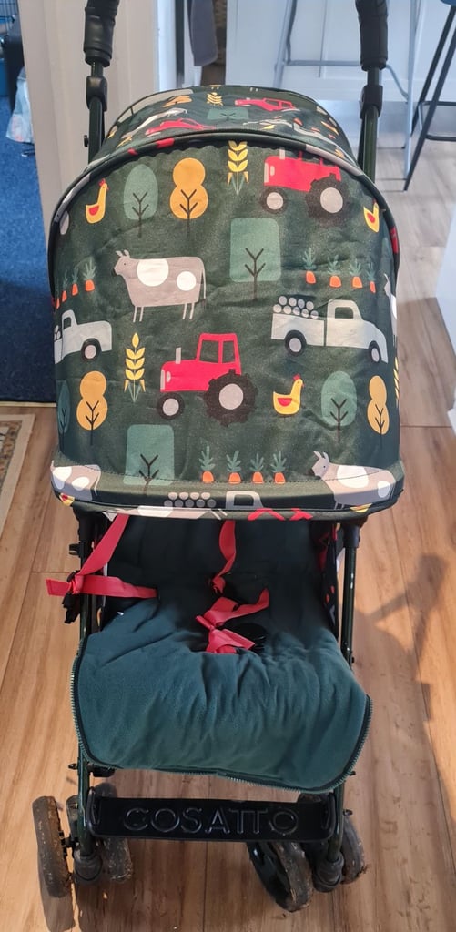 Cosatto Supa 3 Stroller with Bumper Bar, Old MacDonald