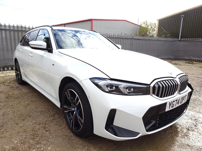 2024 74 REG BMW 3 SERIES 330E M SPORT HYBRID AUTO ESTATE DAMAGED SALVAGE