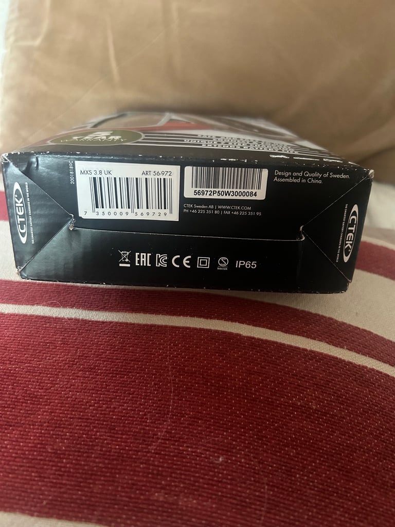 CTEK Battery Charger MXS 3.8 12V/3.8A - Boxed