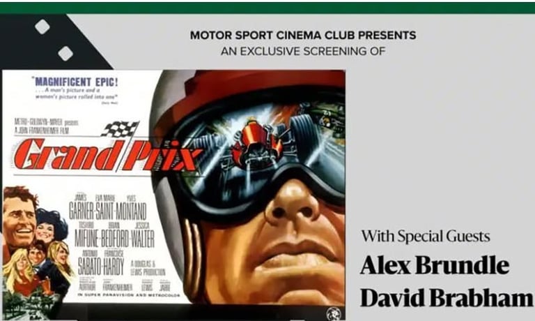 image for Talk & Q&A with David Brabham + Film Screening: Grand Prix (1966) tickets