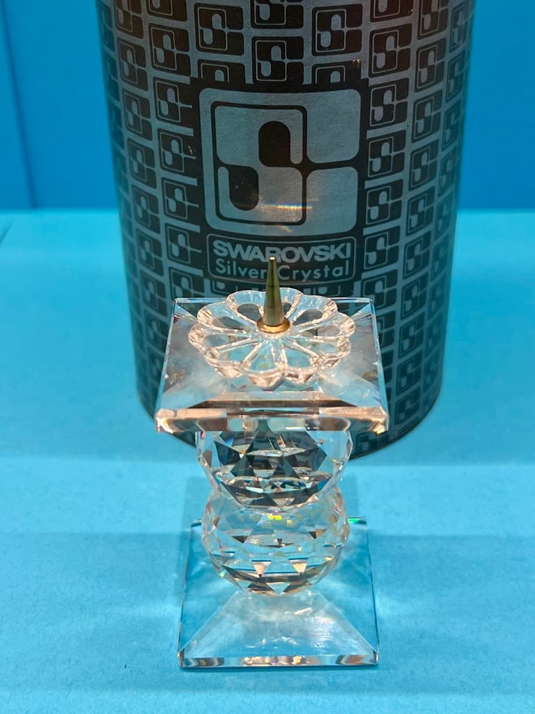 Swarovski Silver Crystal Candlestick