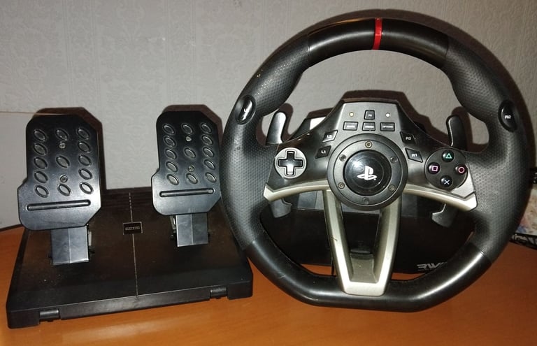 image for PS steering wheel and pedals 