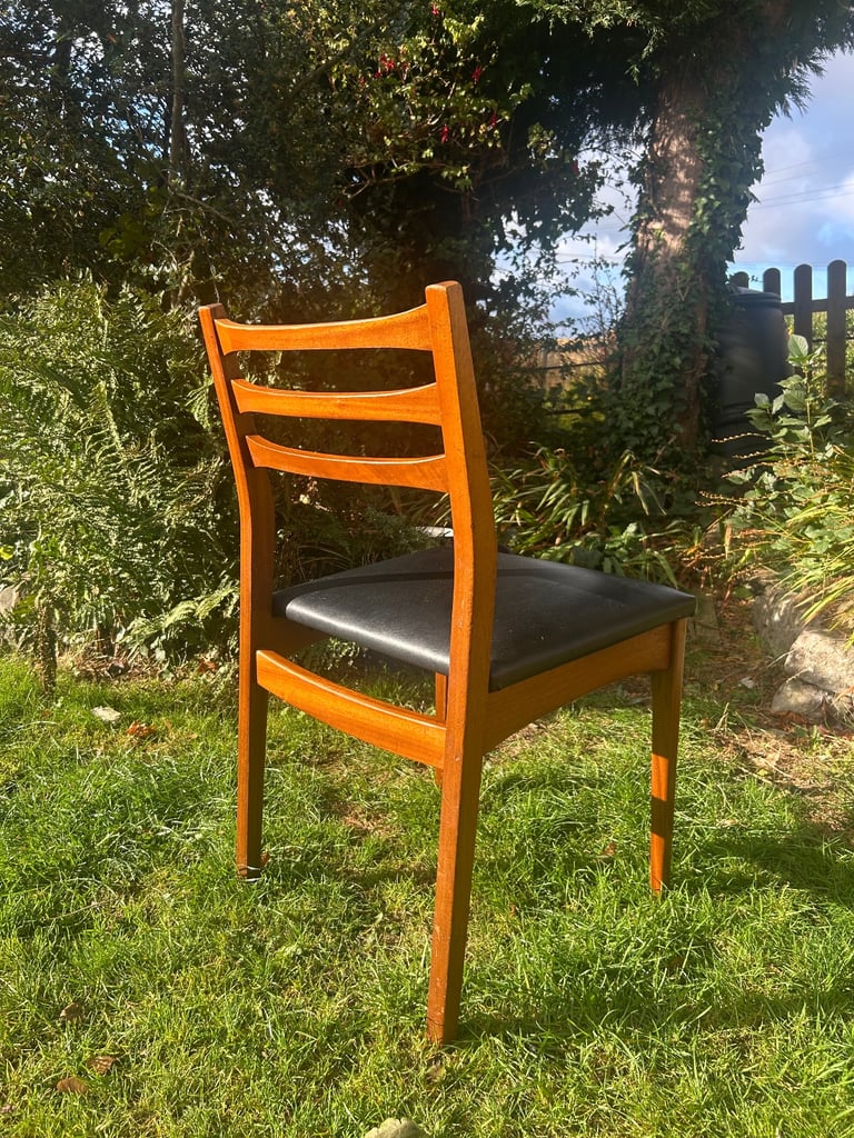 Chair midcentury retro teak vintage 