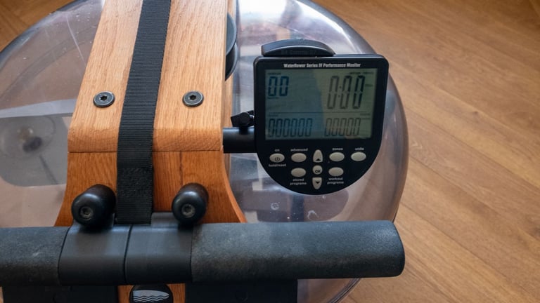 Water Rower Genuine WaterRower Rowing Machine With S4 Performance Monitor + Com Module + extras