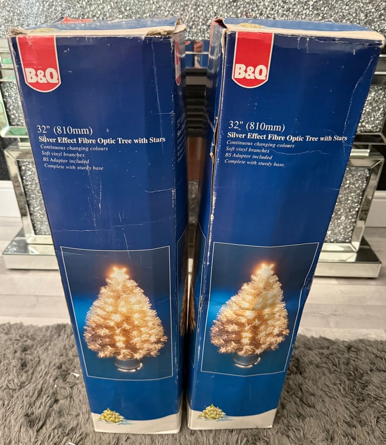image for Fibre Optic Christmas Trees x 2