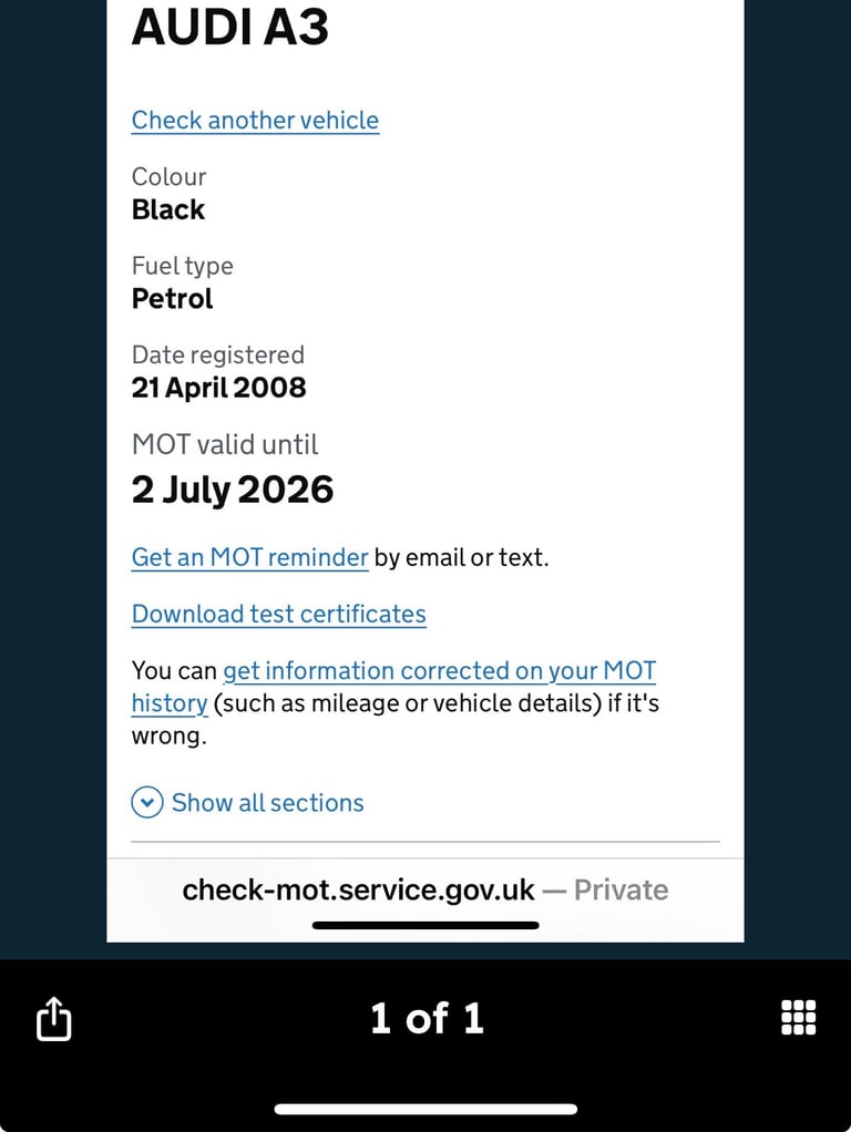 Audi, A3, Hatchback, 2008, Manual, 1595 (cc),5 doors - Image 5