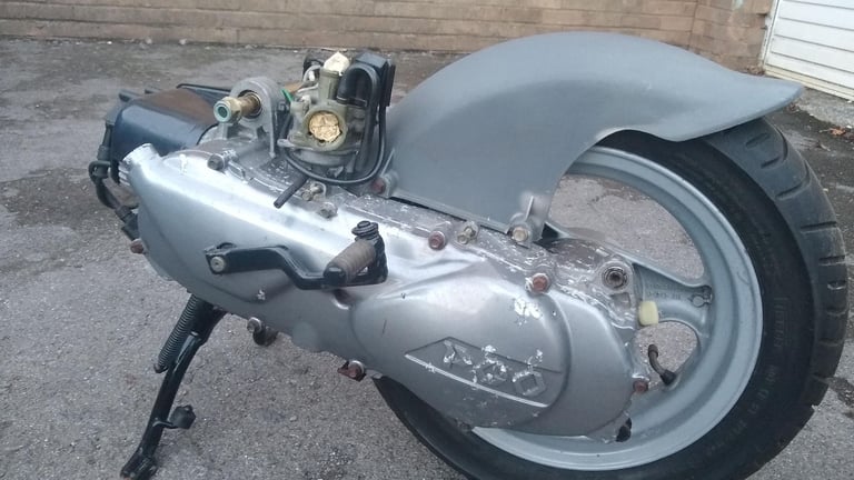 PGO, T-REX moped scooter, 50cc, 2000, complete motor/gearbox/wheel. Fully working.