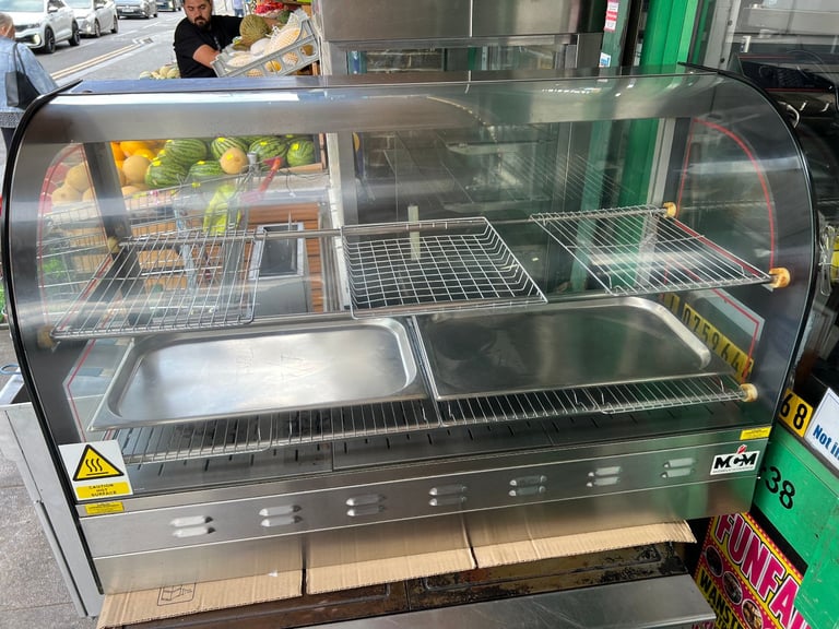 HOT FOOD CHICKEN DISPLAY CATERING COMMERCIAL KITCHEN EQUIPMENT FAST FOOD SHOP BBQ KEBAB 