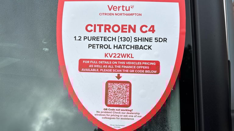2022 Citroen C4 1.2 PureTech [130] Shine 5dr Petrol Hatchback Hatchback Petrol Manual