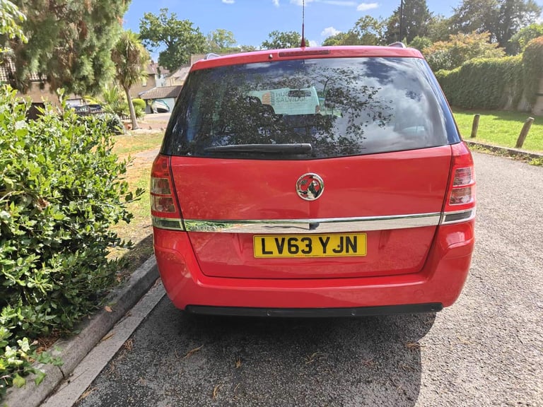 Vauxhall, ZAFIRA only 43k 7 seater, MPV, 2013, Manual, 1598 (cc), 5 doors