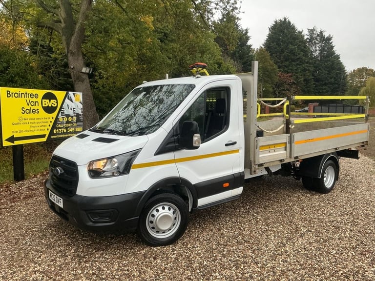 2022 Ford Transit 2.0 350 EcoBlue HD Leader DROPSIDE Cab 2dr Diesel Manual RWD L4 Euro 6 (s/s DRO...