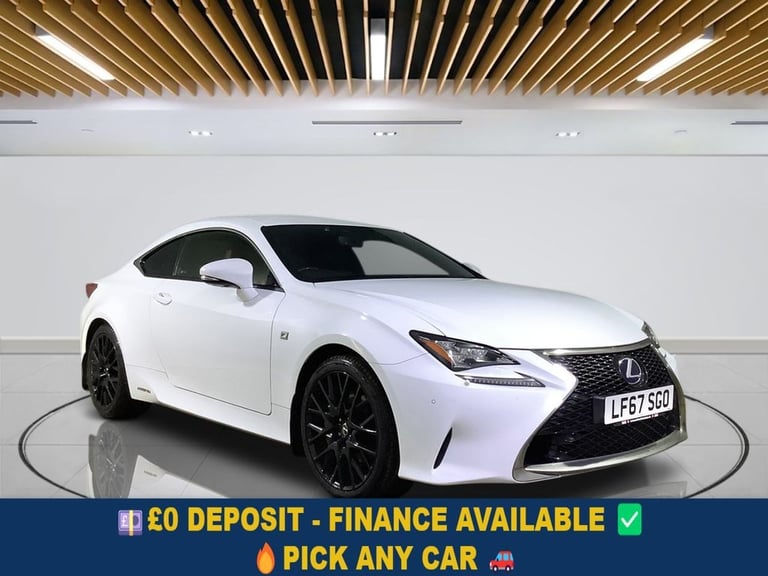 image for 2017 Lexus RC 2.5 300h F Sport Coupe 2dr Petrol Hybrid CVT Euro 6 (s/s) (223 ps) Coupe PETROL/ELE...