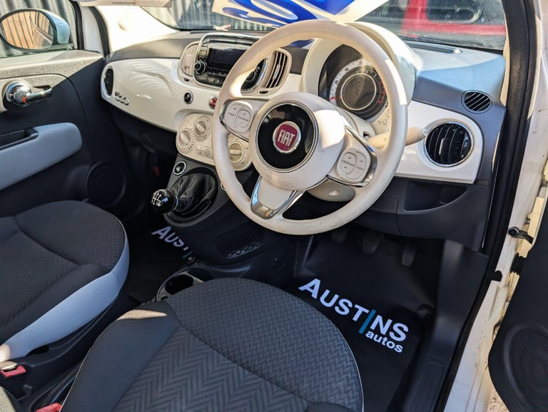 FIAT 500 1.2 500 Pop Star 1.2 69hp White Manual Petrol 2016