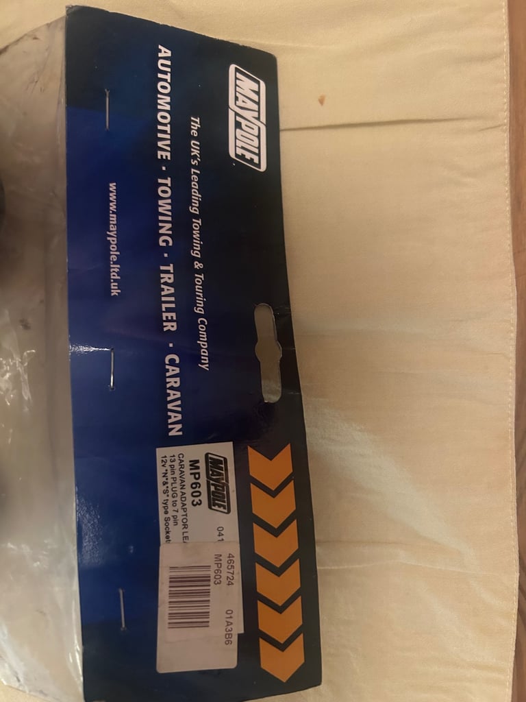 Towing Adaper ‘Maypole’ for use with towing a Caravan or Trailer