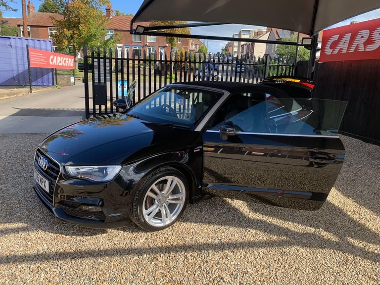 2015 Audi A3 Cabriolet 1.4 TFSI CoD S line Euro 6 (s/s) 2dr CONVERTIBLE Petrol Manual