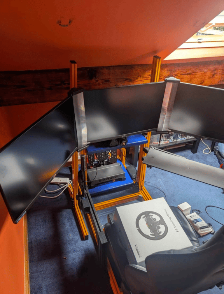 Full Racing Simulator Set-Up and Rig - See Description for Details Included