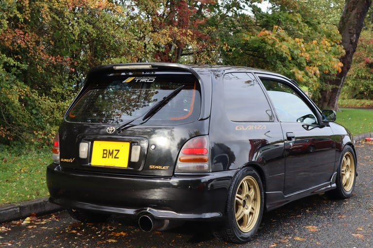 1999 Toyota Starlet GLANZA V 1.3 TURBO RECARO 3DR  Hatchback Petrol Manual