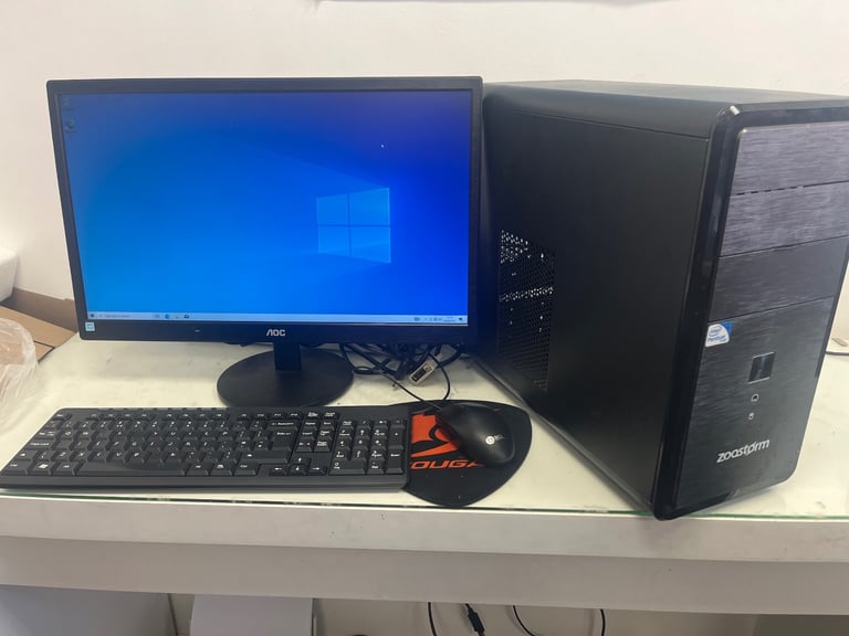 Full pc with Intel Pentium core 8gb ram 500gb hdd windows 10 pro , office 365 