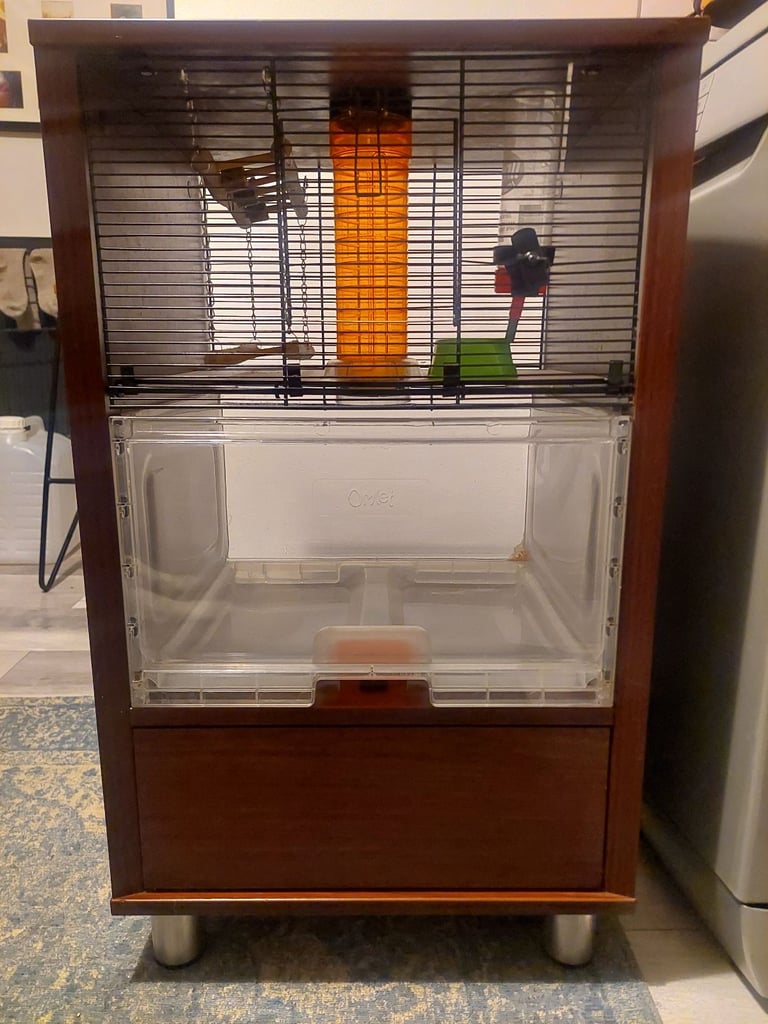 image for Omlet Qute Gerbil and Hamster cage with storage