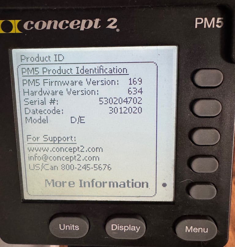 Concept 2 Indoor Rower - Model D PM5