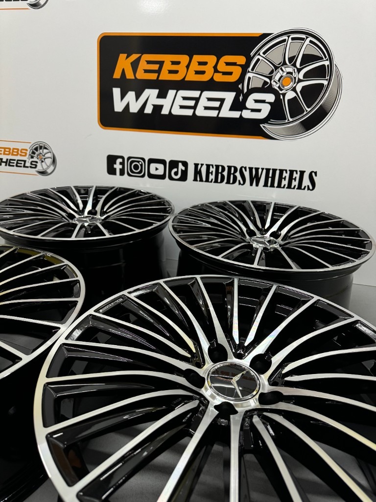 20" 2024 MERCEDES TURBINE TWIST ALLOY WHEELS C CLASS E CLASS S CLASS 
