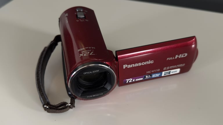 Panasonic HC-V110 72x zoom HD VIDEO CAMERA 