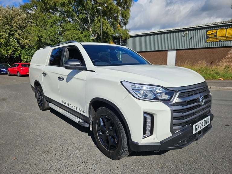 2024 24 KGM MUSSO 2.2 Double Cab Pick Up LWB Saracen Plus Auto Damaged Salvage