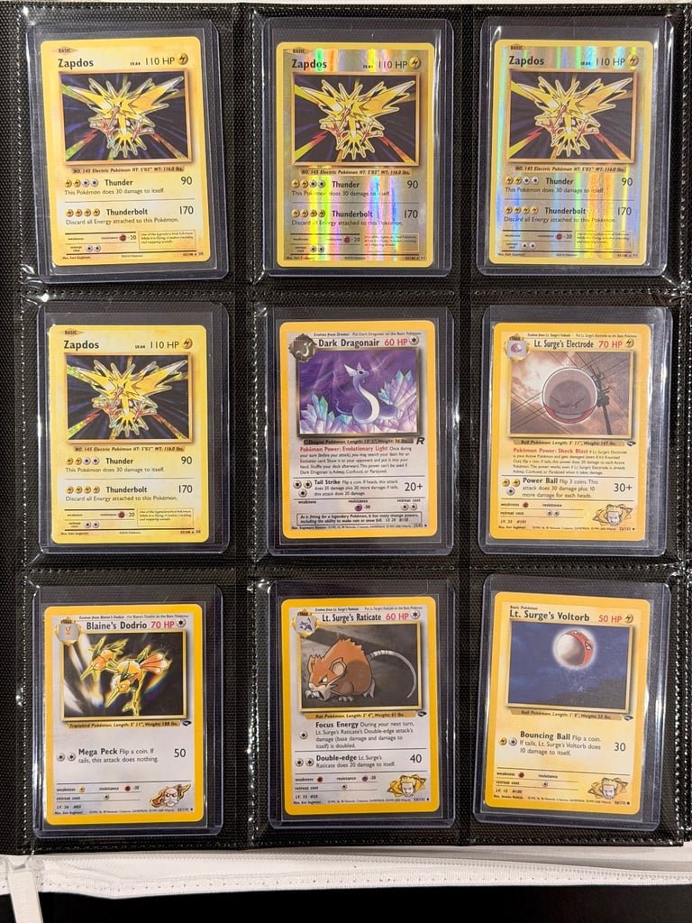 252 Pokémon Cards Binder NM – WOTC to Modern, Sealed, Promo EX/SIR Collection - EBAY LISTING
