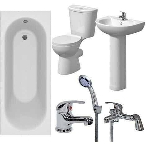 image for Complete Bathroom Suite .... Only £299 .... Everything brand new. 