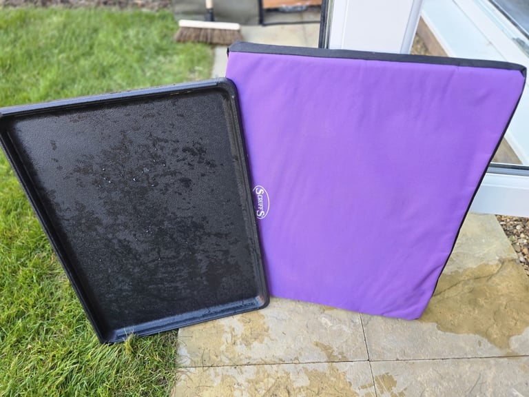 Small/Medium Dog Cage with Cushion Bedding – Good Condition