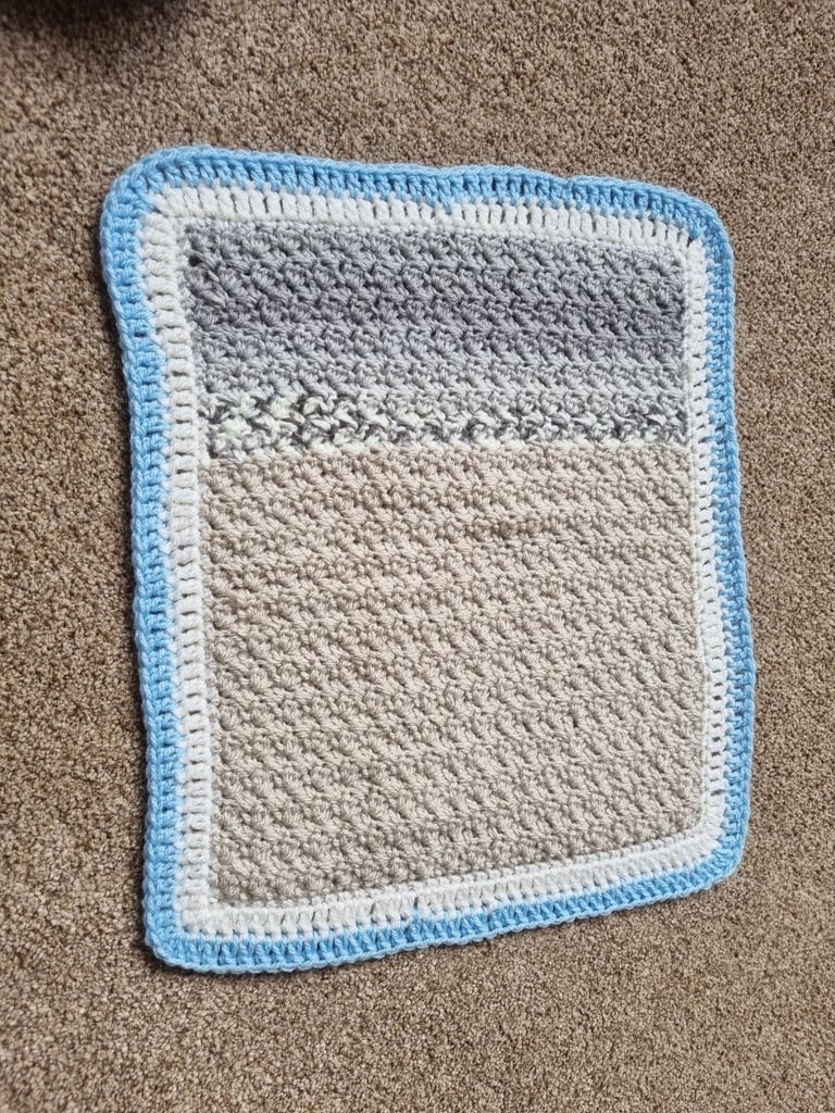 Hand-made Baby Doll's Crochet Blankets  £2.00 each. 