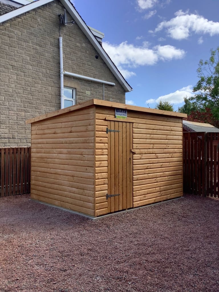 image for 10x8 Pent 20mm Log effect SUPPLIED & FITTED 